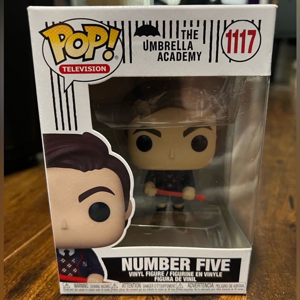 Funko POP TV: Umbrella Academy - Number 5 Collectible Vinyl Figure